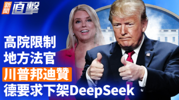 【新闻直击】高院限制地方法官 川普邦迪赞 德要求下架DeepSeek
